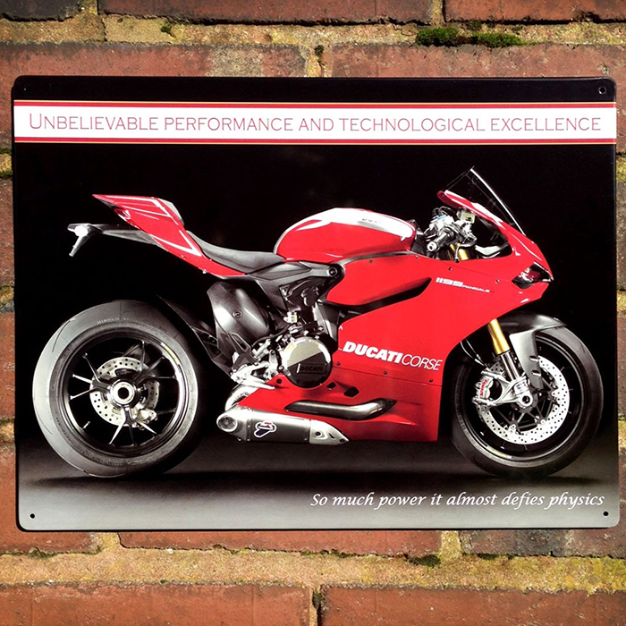 Ducati 1199 Panigale R Metal Sign